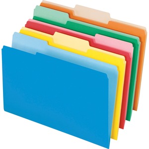 Pendaflex+1%2F3+Tab+Cut+Legal+Recycled+Top+Tab+File+Folder+-+8+1%2F2%26quot%3B+x+14%26quot%3B+-+Assorted+-+Acid-free+-+10%25+Recycled+-+100+%2F+Box