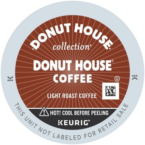 Donut House Collection® K-Cup Donut House Coffee - Compatible with Keurig Brewer - Light/Mild - 24 / Box