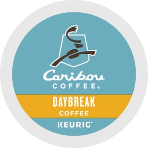 Caribou Coffee® K-Cup Daybreak Coffee - Compatible with Keurig Brewer - Light/Mild - 24 / Box