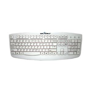 Seal Shield Silver Storm STWK503 Keyboard - USB - White