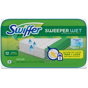 Swiffer+Sweeper+Wet+Cloths+-+Disposable+-+Green+-+144+%2F+Carton