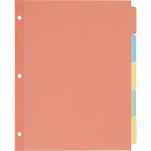Avery® Write-On Multi Color Tab Dividers - 180 x Divider(s) - Write-on Tab(s) - 5 - 5 Tab(s)/Set - 8.5
