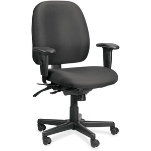 Eurotech+49802A+Multifunction+Task+Chair+-+Black+Foam+Seat+-+Foam+Back+-+5-star+Base+-+1+Each