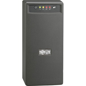 Tripp Lite 8-Outlet Line Interactive UPS System - Tower - 4 Hour Recharge - 3.50 Minute Stand-by - 110 V AC Input - 120 V AC Output - USB - 2 x NEMA 5-15R, 6 x NEMA 5-15R