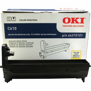 Oki 44315101/02/03/04 Image Drum - LED Print Technology - 20000 Pages - 1 Each - Yellow