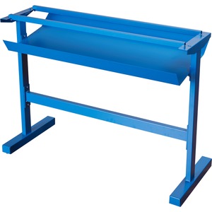 Dahle+696+Trimmer+Stand+w%2FPaper+Catch+-+33.5%26quot%3B+Height+x+18.8%26quot%3B+Width+-+Steel+-+Blue