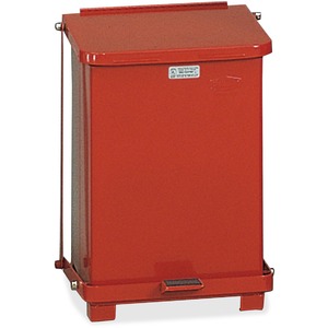 Rubbermaid+Commercial+Defenders+Medical+Waste+Step+Can+-+7+gal+Capacity+-+Square+-+17%26quot%3B+Height+x+12%26quot%3B+Width+x+12%26quot%3B+Depth+-+Plastic%2C+Steel%2C+Nylon+-+Red+-+1+Each