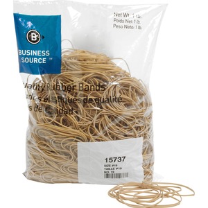 Business Source Quality Rubber Bands - Size: #19 - 3.5