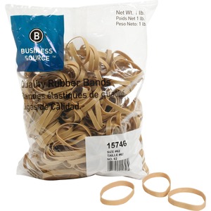 Business Source Quality Rubber Bands - Size: #62 - 2.5