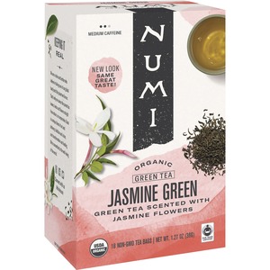Numi+Organic+Jasmine+Green+Tea+Bag+-+Green+Tea+-+18+Teabag+-+18+%2F+Box