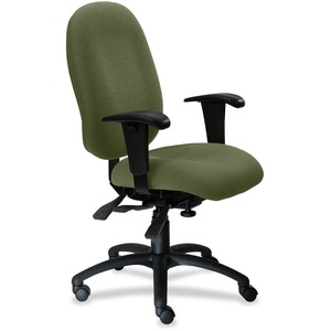 9+to+5+Seating+Logic+1780+High-Back+Task+Chair+with+Arms+-+27%26quot%3B+x+23%26quot%3B+x+47%26quot%3B+-+Polyester+Fern+Seat