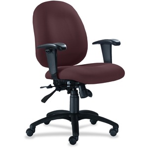 9+to+5+Seating+Logic+1760+Mid-Back+Task+Chair+with+Arms+-+27%26quot%3B+x+24%26quot%3B+x+43%26quot%3B+-+Polyester+Plum+Seat