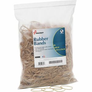 SKILCRAFT%C2%AE+Sterling-Grade+Rubber+Bands+-+Size%3A+%2316+-+Reusable%2C+Elastic%2C+Stretchable+-+Rubber%2C+Crepe+-+Beige+-+1+Pack