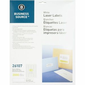 Business+Source+Address+Laser+Labels+-+1%2F2%26quot%3B+Width+x+1+3%2F4%26quot%3B+Length+-+Permanent+Adhesive+-+Rectangle+-+Laser+-+White+-+80+%2F+Sheet+-+25+Total+Sheets+-+2000+%2F+Pack+-+Lignin-free%2C+Jam-free