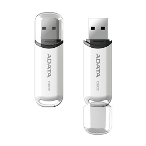 Adata 16GB Classic C906 USB2.0 Flash Drive - 16 GB - USB 2.0 - White