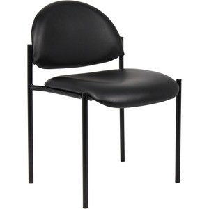 Boss+Diamond+Stacking+Chair+-+Black+-+Fabric