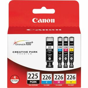 Canon+PGI225CLI226+Original+Inkjet+Ink+Cartridge+-+Black%2C+Magenta%2C+Yellow%2C+Cyan+-+4+%2F+Pack+-+Inkjet+
