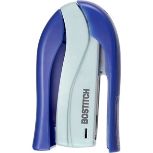Bostitch+Spring-Powered+15+Handheld+Compact+Stapler+-+15+Sheets+Capacity+-+105+Staple+Capacity+-+Half+Strip+-+1%2F4%26quot%3B+Staple+Size+-+1+Each+-+Blue