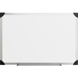 Lorell+Dry-erase+Board+-+24%26quot%3B+%282+ft%29+Width+x+18%26quot%3B+%281.5+ft%29+Height+-+White+Styrene+Surface+-+Aluminum+Frame+-+Ghost+Resistant%2C+Scratch+Resistant+-+1+Each