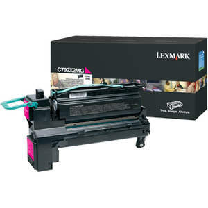 Lexmark C792X2MG Original Toner Cartridge - Laser - Magenta - 1 / Pack