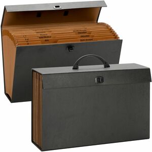 Smead+Legal+Recycled+Expanding+File+-+8+1%2F2%26quot%3B+x+14%26quot%3B+-+19+Pocket%28s%29+-+Black+-+30%25+Recycled+-+1+Each