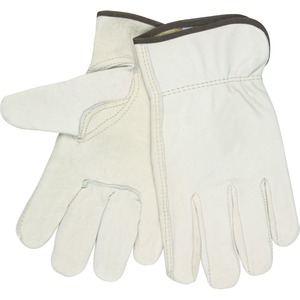 MCR Safety Leather Driver Gloves - X-Large Size - Beige - 2 / Pair