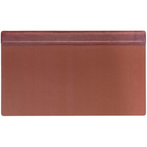 Dacasso+Leather+Top-Rail+Desk+Pad+-+Rectangular+-+34%26quot%3B+Width+x+20%26quot%3B+Depth+-+Felt+Brown+Backing+-+Top+Grain+Leather+-+Mocha