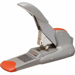 Rapid+DUAX+Heavy+Duty+Stapler+-+170+Sheets+Capacity+-+400+Staple+Capacity+-+Flat+Clinch+Stapling+-+Silver%2C+Orange