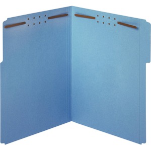Folders+w%2FFastners%2C+11pt%2C+1%2F3+Cut%2C+Ltr%2C+50%2FBX%2C+Blue