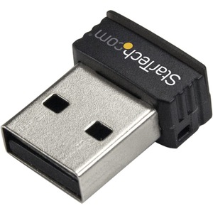 StarTech.com USB 150Mbps Mini Wireless N Network Adapter - 802.11n/g 1T1R - Add High Speed Wireless N Connectivity to a Desktop or Laptop Computer through USB - usb wireless n adapter - usb n adapter - usb wifi adapter - usb wireless lan adapter - usb wlan adapter