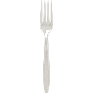 Solo Bulk Guildware Extra Heavy Weight Forks - 1 Piece(s) - 1000/Carton - Fork - 1 x Fork - Textured - Polystyrene, Plastic - Clear