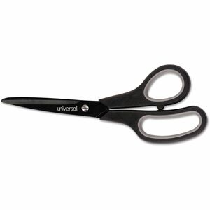 Universal+Scissors+-+3.50%26quot%3B+Cutting+Length+-+8%26quot%3B+Overall+Length+-+Left%2FRight+-+Stainless+Steel+-+Pointed+Tip+-+Black%2C+Blue+-+1+Each