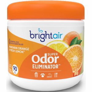 Bright+Air+Super+Odor+Eliminator+Air+Freshener+-+14+oz+-+Mandarin+Orange%2C+Fresh+Lemon+-+60+Day+-+1+Each