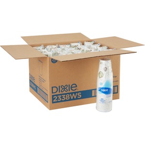 Dixie+Pathways+8+oz+Paper+Hot+Cups+By+GP+Pro+-+25+%2F+Pack+-+20+%2F+Carton+-+White+-+Paper+-+Hot+Drink%2C+Beverage