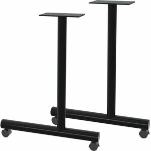 Lorell+Training+Table+C-Leg+Table+Base+with+2%26quot%3B+Casters+-+Black+C-leg+Base+-+27%26quot%3B+Height+x+22%26quot%3B+Width+-+Assembly+Required+-+1+%2F+Set
