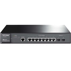 TP-LINK TL-SG3210 8-port Pure-Gigabit L2 Managed Switch, 8 10/100/1000Mbps ports, 2 Gigabit SFP slots