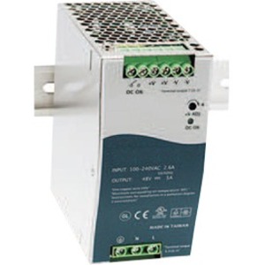Transition Networks 48 VDC Industrial Power Supply - 110 V AC, 220 V AC Input - 48 V DC Output