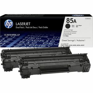 HP+85A+2-pack+Black+Original+LaserJet+Toner+Cartridges+-+1600+Pages