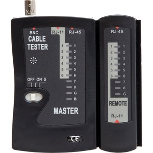 SYBA Multimedia LAN Cable Tester for UTP, STP, Coaxial, and Modular Cables