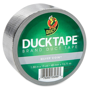Duck+Brand+Color+Duct+Tape+-+15+yd+Length+x+1.88%26quot%3B+Width+-+For+Color+Coding%2C+Repairing%2C+Packing%2C+Crafting+-+1+%2F+Roll+-+Chrome