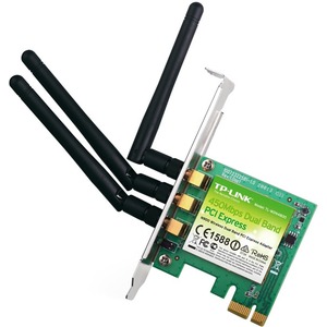 TP-LINK TL-WDN4800 Dual Band Wireless N900 PCI Express Adapter,2.4GHz 450Mbps/5Ghz 450Mbps, Include Low-profile Bracket