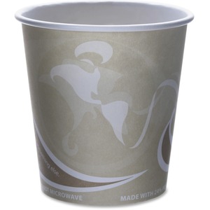 Eco-Products Recycled Hot Cups - 50 / Pack - 10 fl oz - 1000 / Carton - Multi - Fiber - Cold Drink, Hot Drink - Recycled