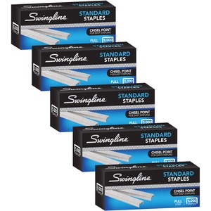 Swingline+Staples+-+Standard+-+1%2F4%26quot%3B+-+for+Paper+-+Chisel+Point%2C+Durable25000+%2F+Pack