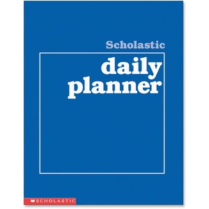 Scholastic+Daily+Planner+-+Academic+-+Daily%2C+Weekly%2C+Yearly+-+8+1%2F2%26quot%3B+x+11%26quot%3B+White+Sheet+-+Blue+CoverClass+Schedule+-+1+Each