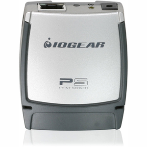Iogear USB 2.0 Print Server - 1 x USB - 1 x Network (RJ-45) - Fast Ethernet - Desktop - 100 Mbit/s