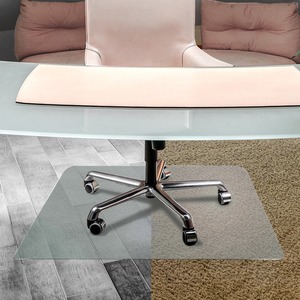 Cleartex%C2%AE+Unomat+Anti-Slip+Rectangular+Chair+Mat+Hard+Floors+and+Carpet+Tiles+-+48%26quot%3B+x+53%26quot%3B+-+Clear+Rectangular+Anti-Slip+Polycarbonate+Chair+Mat+for+Hard+Floors+and+Carpet+Tiles+-+53%26quot%3B+L+x+48%26quot%3B+W+x+0.075%26quot%3B+D