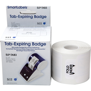 SEIKO SMART LABEL SLP-TAB3 2INX 3IN SECURITY LABEL HAS A SELF-ACTIVATING TIME SE