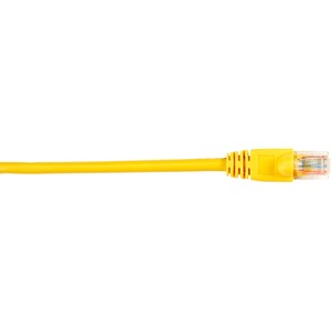 Black Box Connect Cat.5e UTP Patch Network Cable - 5 ft Category 5e Network Cable for Network Device - First End: 1 x RJ-45 Network - Male - Second End: 1 x RJ-45 Network - Male - 1 Gbit/s - Patch Cable - Gold Plated Contact - CM - 26 AWG - Yellow