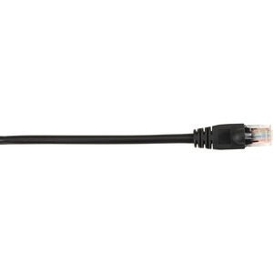 Black Box Connect Cat.5e UTP Patch Network Cable - 5 ft Category 5e Network Cable for Network Device - First End: 1 x RJ-45 Network - Male - Second End: 1 x RJ-45 Network - Male - 1 Gbit/s - Patch Cable - Gold Plated Contact - CM - 26 AWG - Black