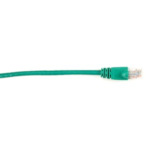 Black Box Connect Cat.6 UTP Patch Network Cable - 5 ft Category 6 Network Cable for Network Device - First End: 1 x RJ-45 Network - Male - Second End: 1 x RJ-45 Network - Male - 1 Gbit/s - Patch Cable - Gold Plated Contact - CM - 26 AWG - Green